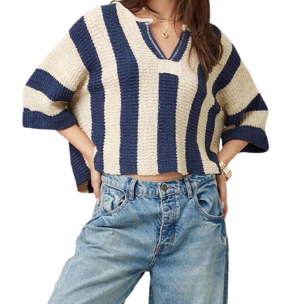 Vertical Stripe Sweater