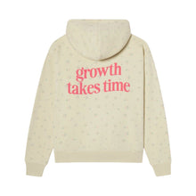 Load image into Gallery viewer, Elevated Faith Growth Takes Time Allover Floral Unisex Hoodie
