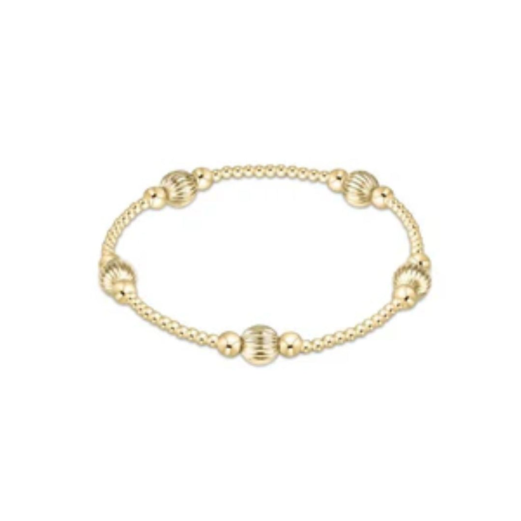 ENEWTON PURPOSE DIGNITY 6MM BEAD BRACELET - GOLD