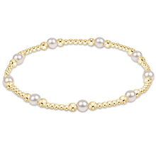 Load image into Gallery viewer, classic purpose pattern 4mm bead bracelet - pearl
