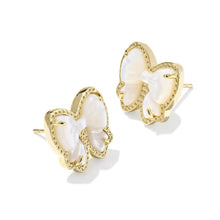 Load image into Gallery viewer, Kendra Scott Haley Bow Gold Stud Earrings

