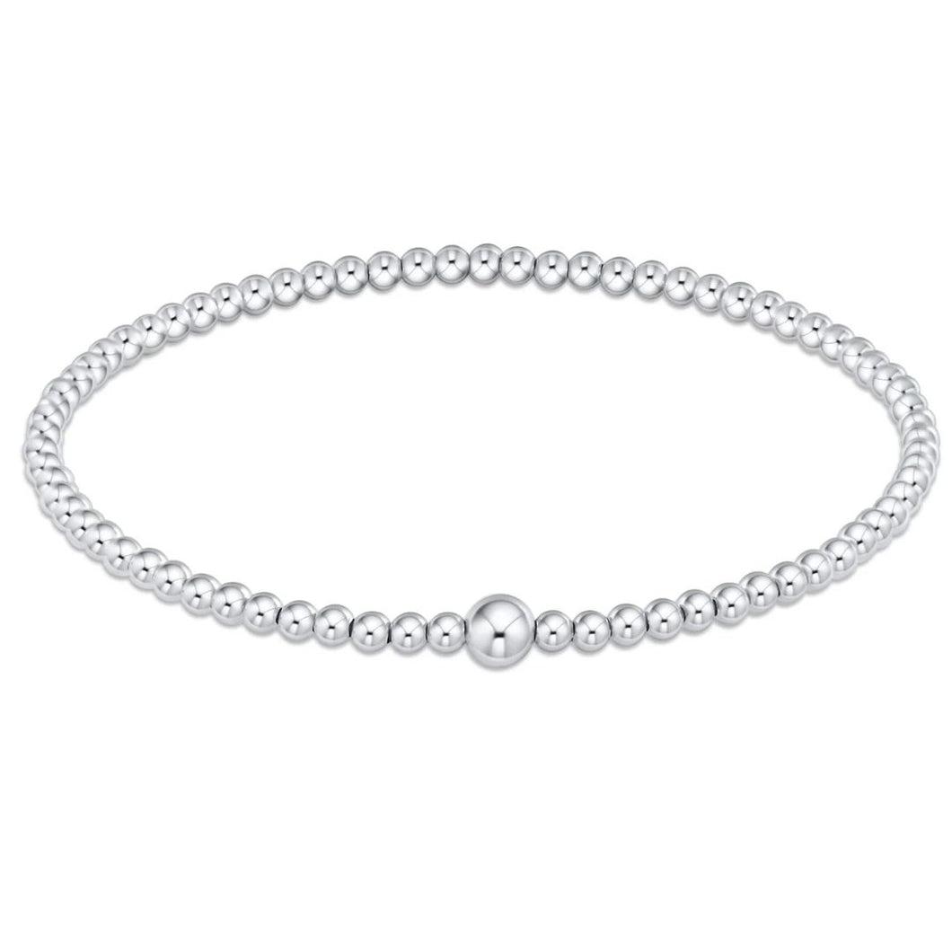 enewton classic sterling 3mm bead bangle