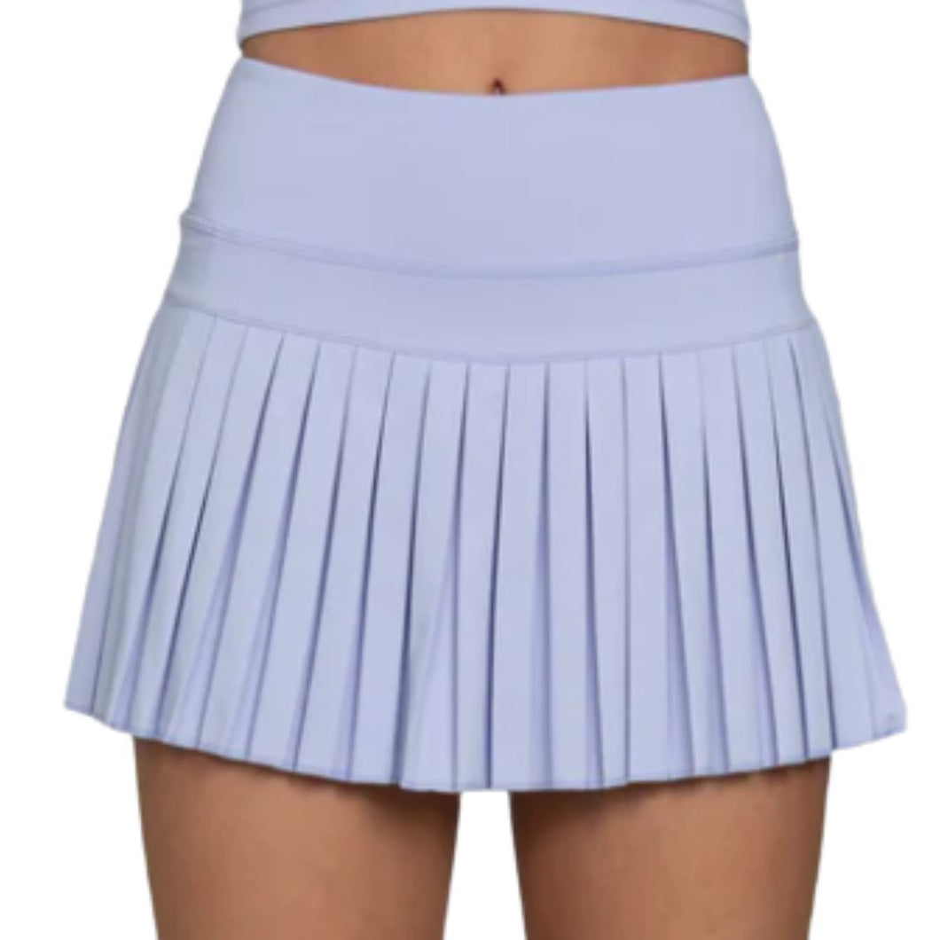 Gold Hinge Lavender Pleated Skort