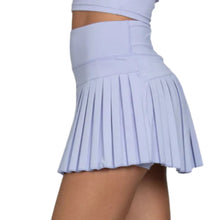 Load image into Gallery viewer, Gold Hinge Lavender Pleated Skort
