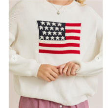 Load image into Gallery viewer, USA Flag Sweater
