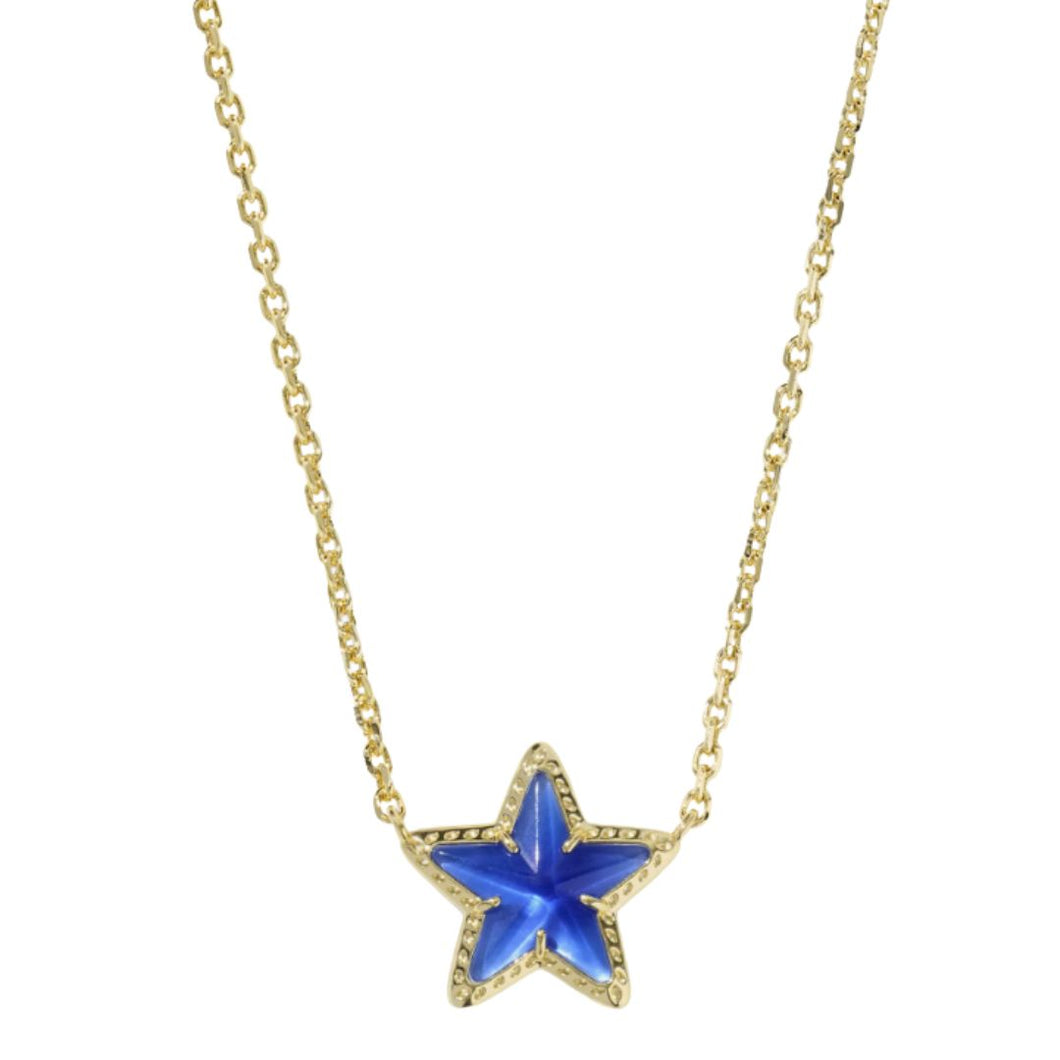 Cassidy Gold Short Pendant Necklace