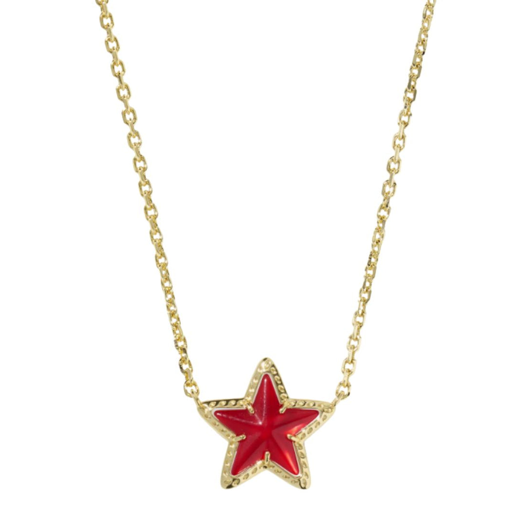 Cassidy Gold Short Pendant Necklace