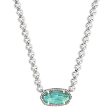 Load image into Gallery viewer, Elisa Silver Beaded Necklace
