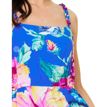 Load image into Gallery viewer, Braided Strap Floral Print Maxi Dress
