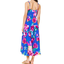Load image into Gallery viewer, Braided Strap Floral Print Maxi Dress
