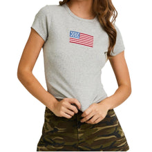 Load image into Gallery viewer, USA Flag Baby Tee
