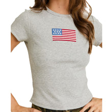 Load image into Gallery viewer, USA Flag Baby Tee

