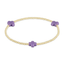 Load image into Gallery viewer, enewton EGIRL small cross gold purple
