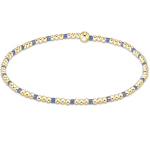 Load image into Gallery viewer, enewton hope sincerity pattern 2mm bead bracelet - bright blue
