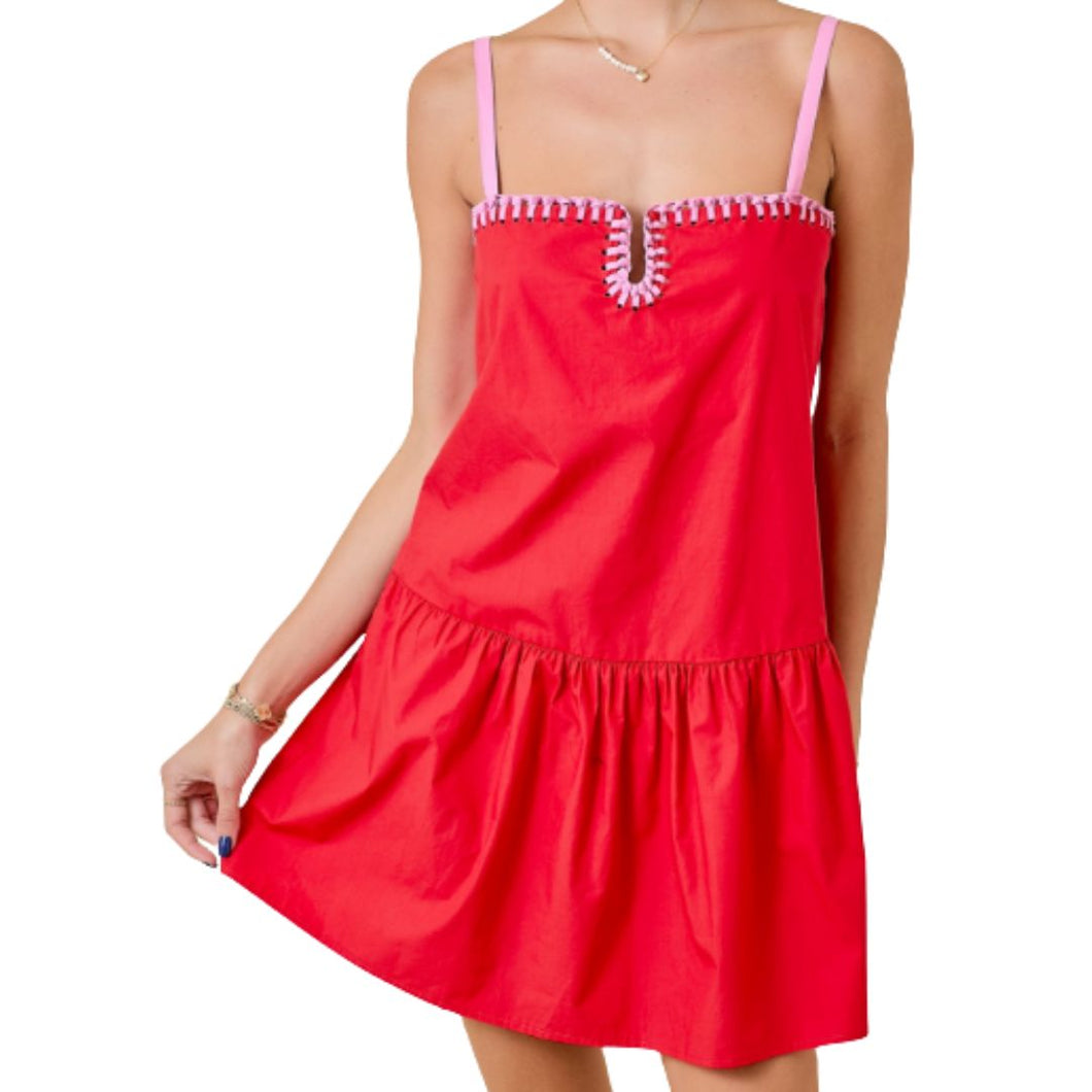 Drop Waist Mini Dress