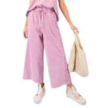 Load image into Gallery viewer, Easel Crochet Lace Trim Pant
