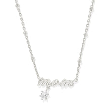 Load image into Gallery viewer, Kendra Scott Rhodium Mom Necklace
