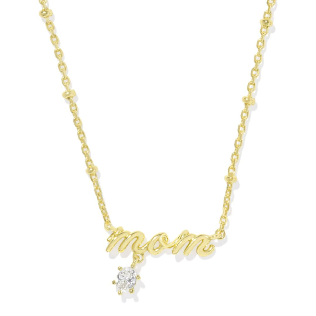 Kendra Scortt Gold Mom Necklace