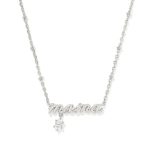 Load image into Gallery viewer, Kendra Scott MAMA Crystal Necklace Rhodium
