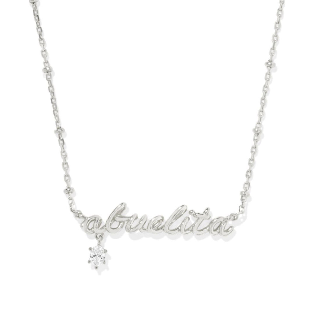 Kendra Scott Abuelita Rhodium Necklace