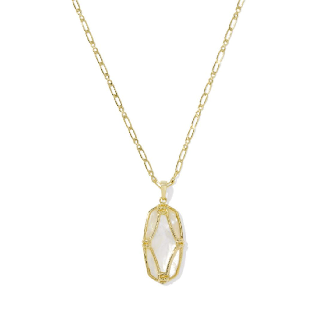 Kendra Scott Elle Lattice Long Necklace