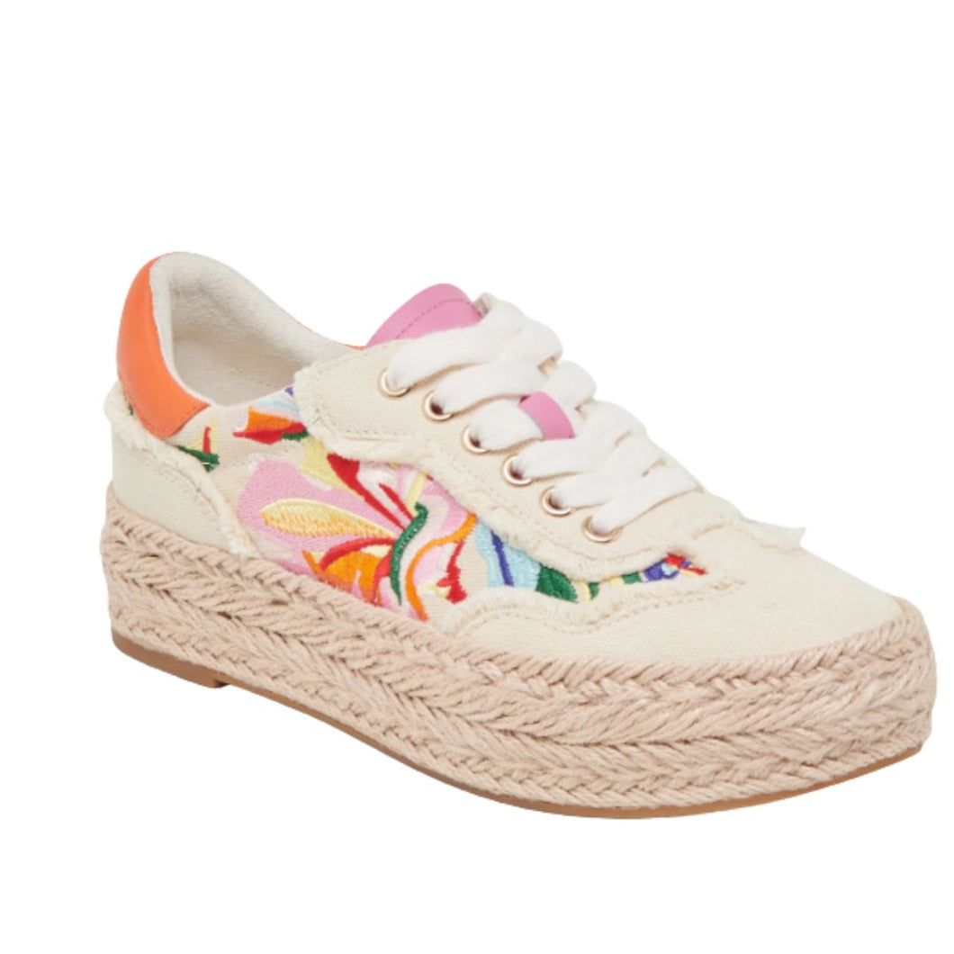 Dolce Vita Fredy Floral Multi Canvas Sneakers