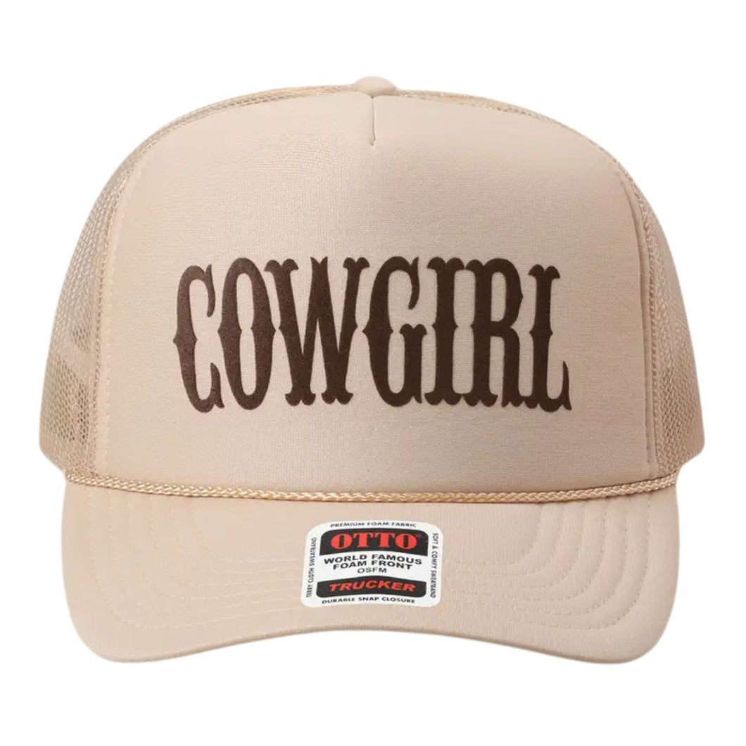 Cowgirl Printed Mesh Trucker Hat