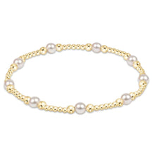 Load image into Gallery viewer, Classic Purpose Pattern 4mm Bead Bracelet  Pearl
