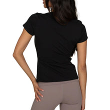 Load image into Gallery viewer, Gold Hinge Black Essential Full Length Tee
