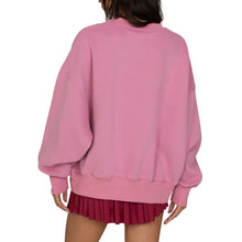 Load image into Gallery viewer, Gold Hinge Pale Mulberry Wide Arm Sweatshirt
