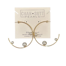 Load image into Gallery viewer, Large Pearle Hoops
