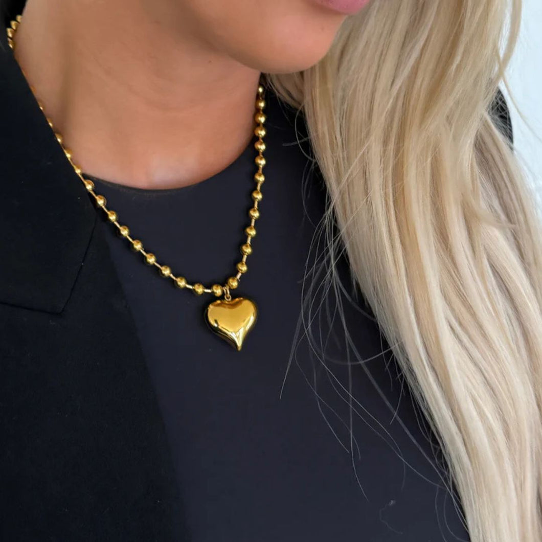 Chansutt Small Bubble Heart Necklace