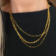 Load image into Gallery viewer, Chansutt Pearl Triple Layered Necklace
