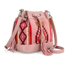 Load image into Gallery viewer, Wrangler Southwestern Knitted Drawstring Crossbody Bag
