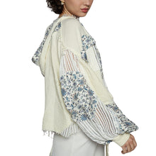 Load image into Gallery viewer, Balloon Sleeve Floral Gauze Jacket

