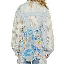 Load image into Gallery viewer, Balloon Sleeve A-Line Floral Jacket

