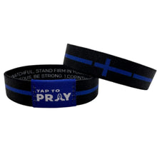 Load image into Gallery viewer, TAP TO PRAY WRISTBANDS - FIRST RESPONDERS LAW ENFORCEMENT-SMALL
