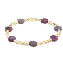 Load image into Gallery viewer, enewton Extends Admire Gold 3mm Bead Bracelet-Ruby
