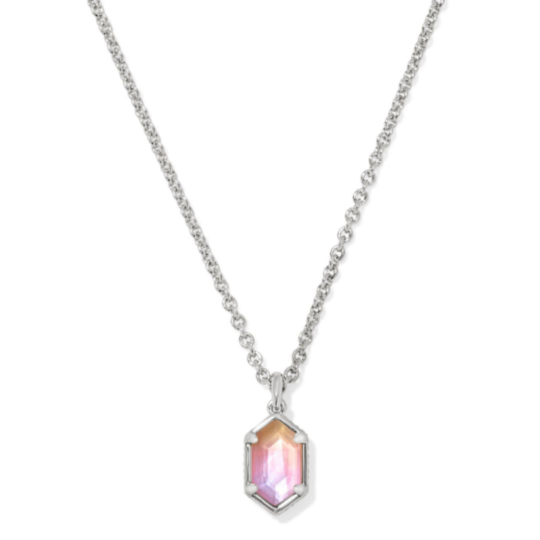 Hallie Short Pendant Sunrise Watercolor Illusion