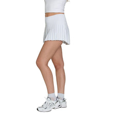 Load image into Gallery viewer, Gold Hinge Off-White Pleated Tennis Skirt

