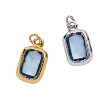 Load image into Gallery viewer, &amp;Livy Silver Birthstone Charm-March
