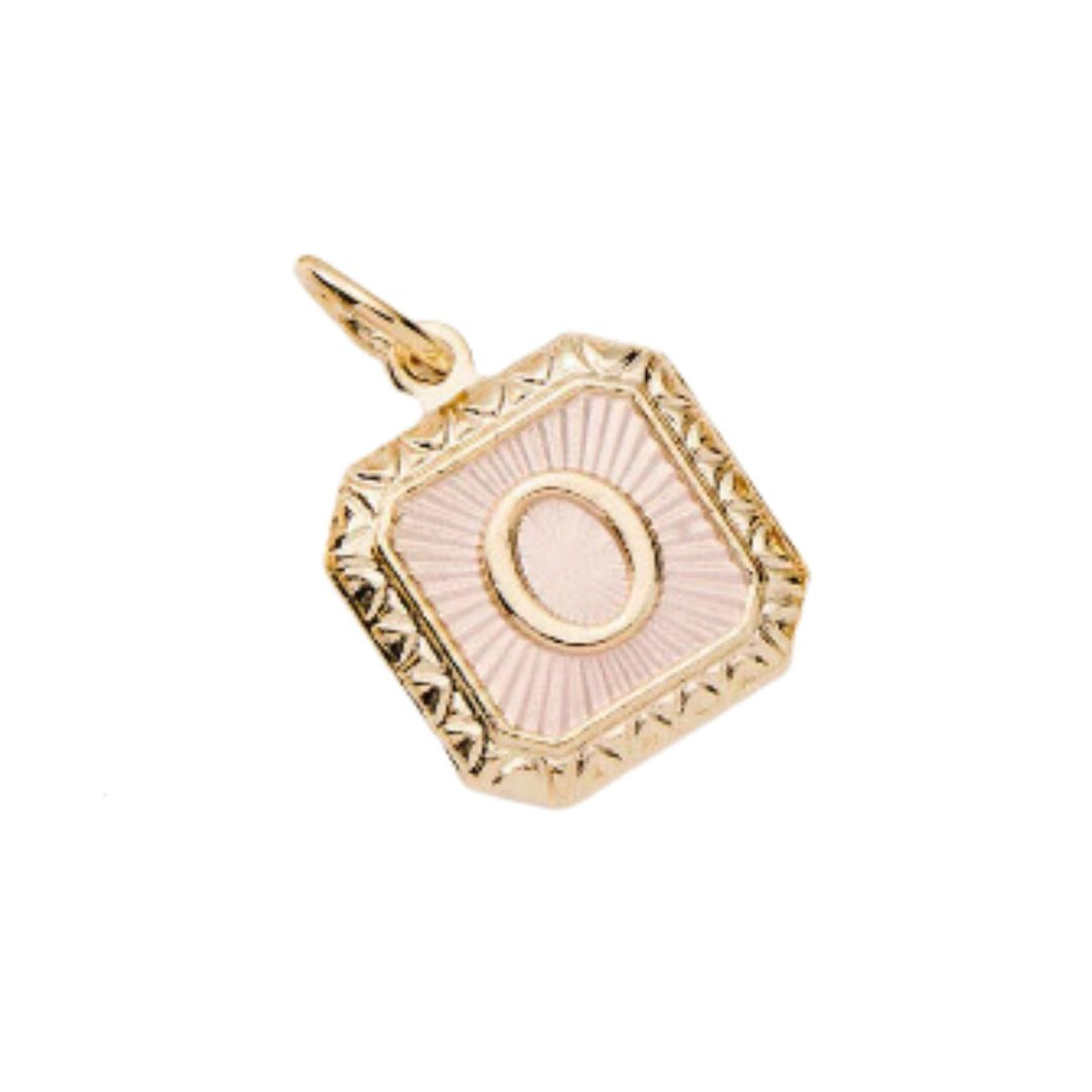 &Livy Two Tone Letter Charm-O