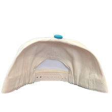 Load image into Gallery viewer, Teal Embroidered Hot Girls Love Football Trucker Hat
