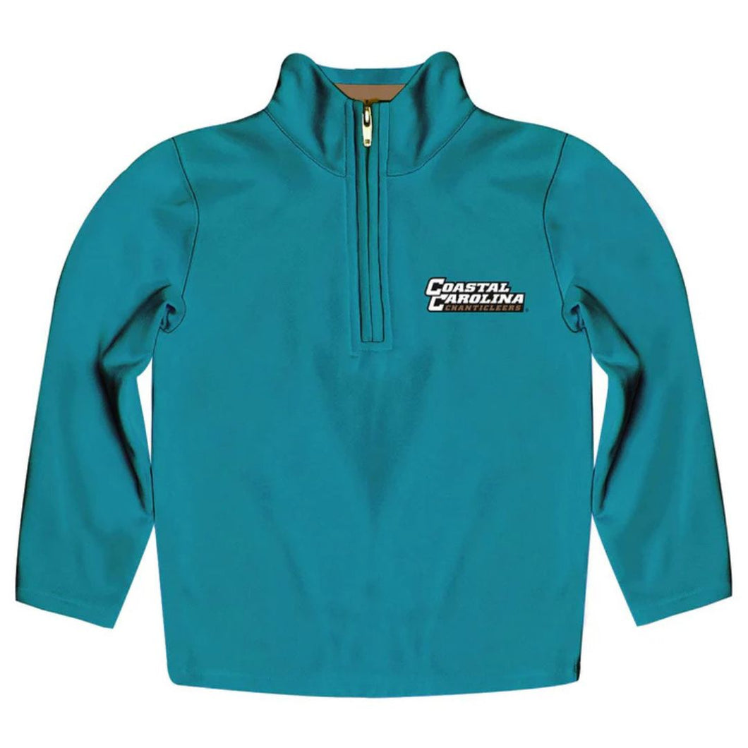 CCU Youth Teal Quarter Zip