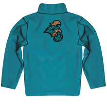 Load image into Gallery viewer, CCU Youth Teal Quarter Zip

