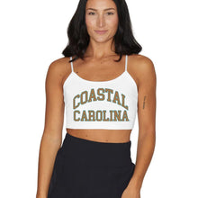 Load image into Gallery viewer, Coastal Carolina White Spaghetti Tank
