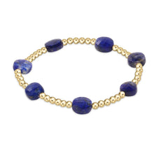 Load image into Gallery viewer, enewton EXTENDS Admire Gold 3mm Bead Bracelet - Lapis
