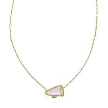 Load image into Gallery viewer, Cheer Gold Short Pendant Necklace-Mother of Pearl
