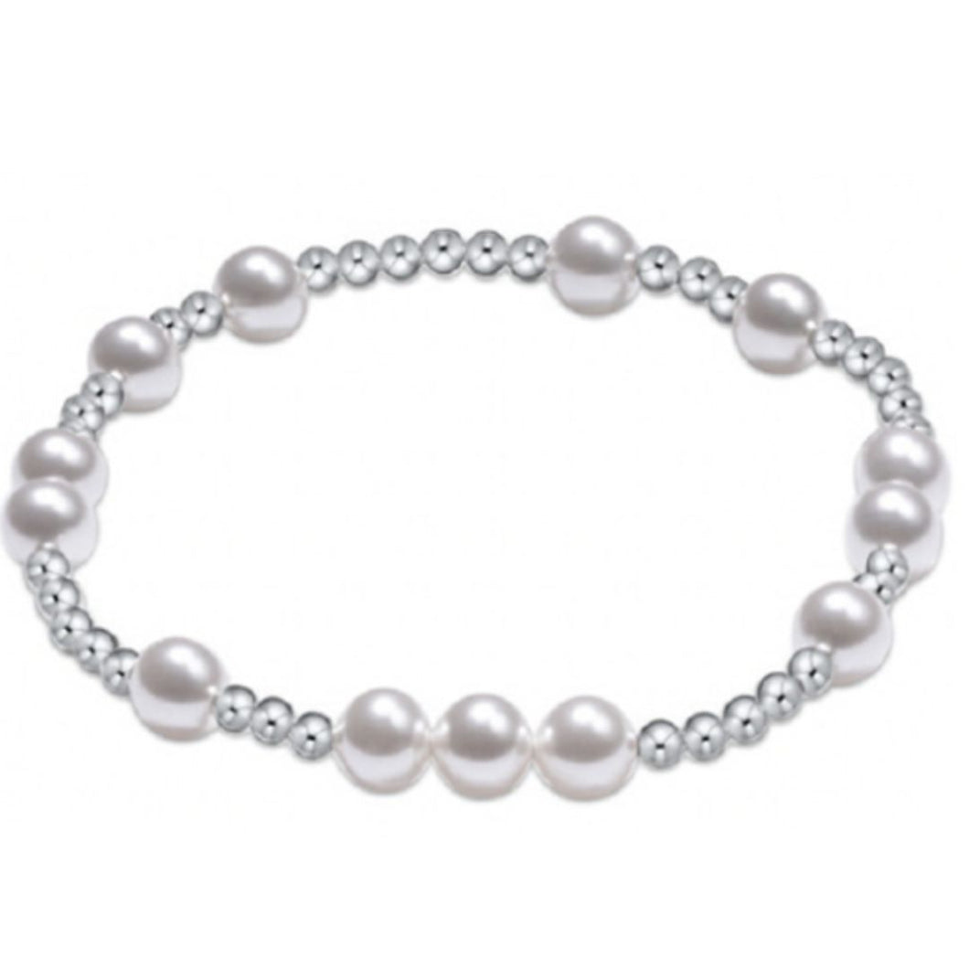 enewton Hope Unwritten Sterling 6mm Bead Bracelet-Pearl