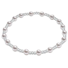 Load image into Gallery viewer, enewton Classic Sincerity Pattern Sterling 4mm Bead Pracelet-Pearl
